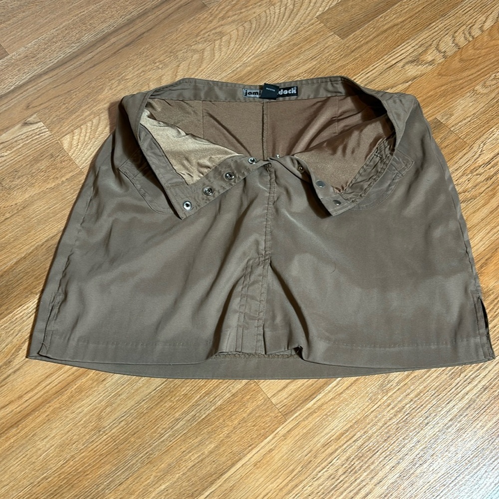 Jamie Sadock, casual active wear solid light brown skort/mini skirt. Size 6. - Picture 5 of 17